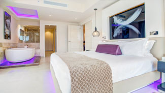 club suite presidential terrace chic diamond cana punta luxury oceanfront bedroom